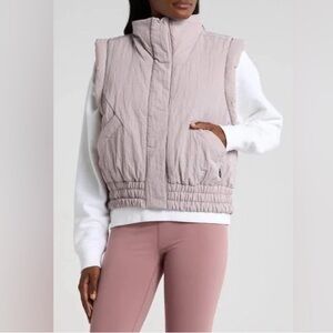 FP Movement by Free People Care Free Scrunch Time Purple Vest XS
